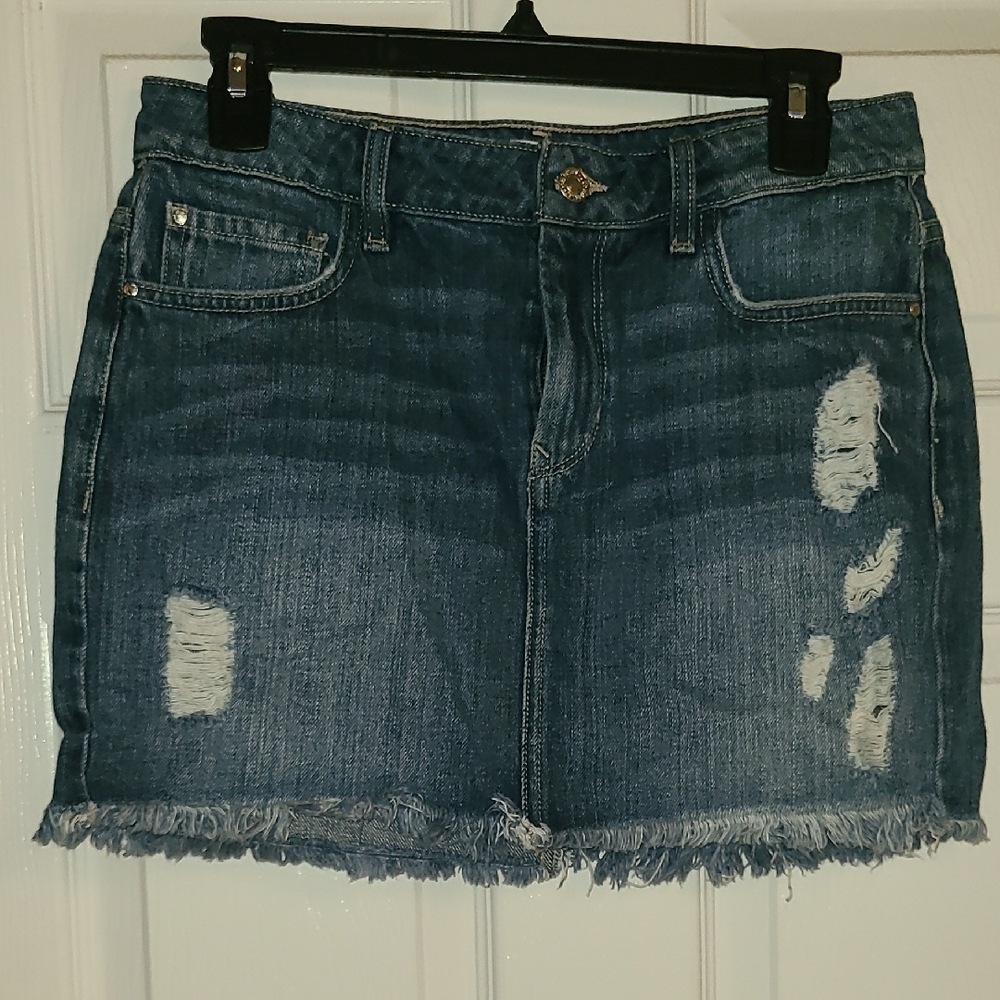 Guess Blue Denim Skirt